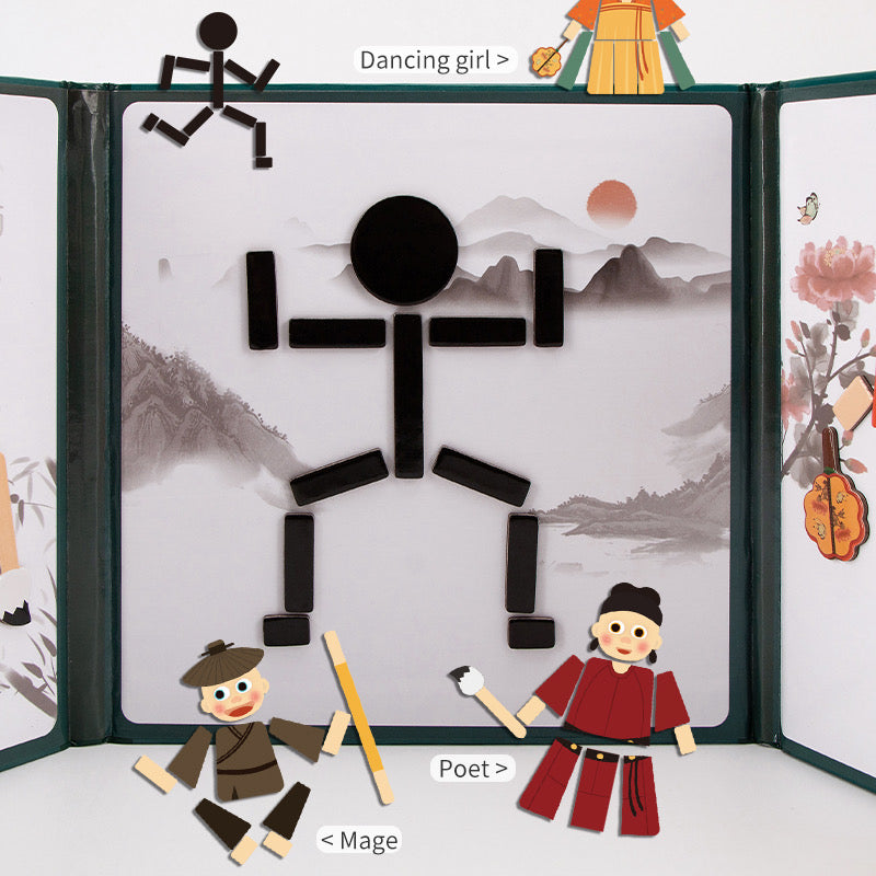 Magnetic Puzzle and Matching Book