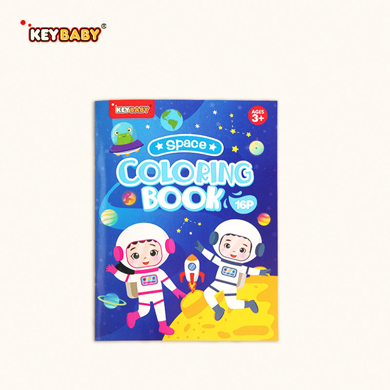 Kids’ Coloring Book – 16 Pages of Fun & Creativity (4 Designs)