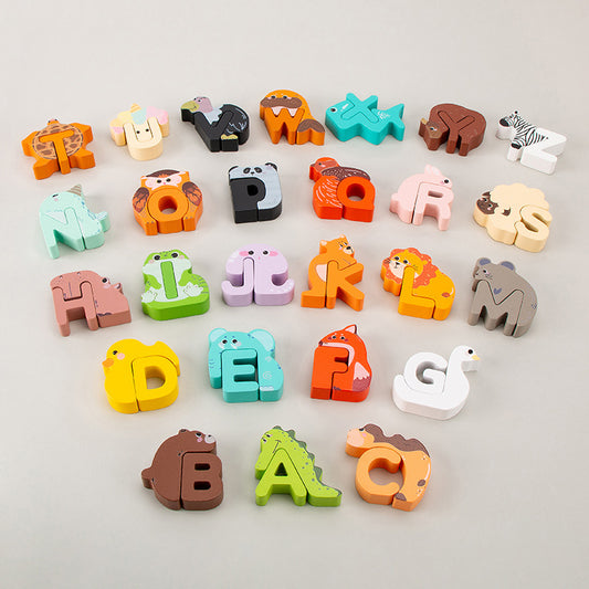 Animal Alphabet Wooden Toys