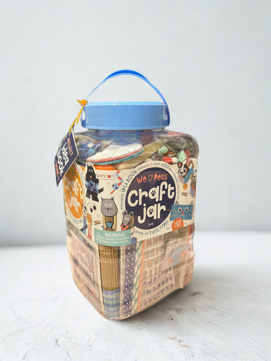 We ♥ Pets Craft Jar – All-in-One Creative Craft Kit (Ages 4+)