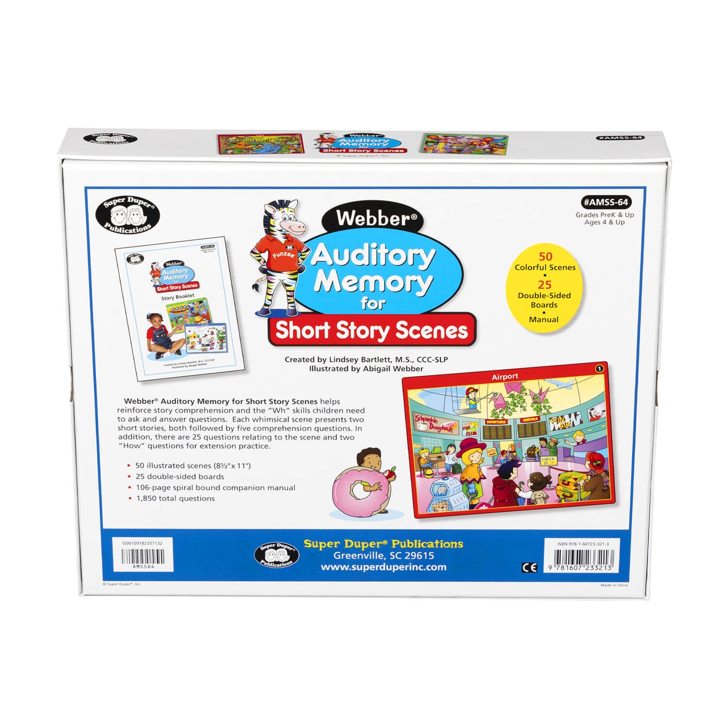 Webber Auditory Memory for Short Story Scenes