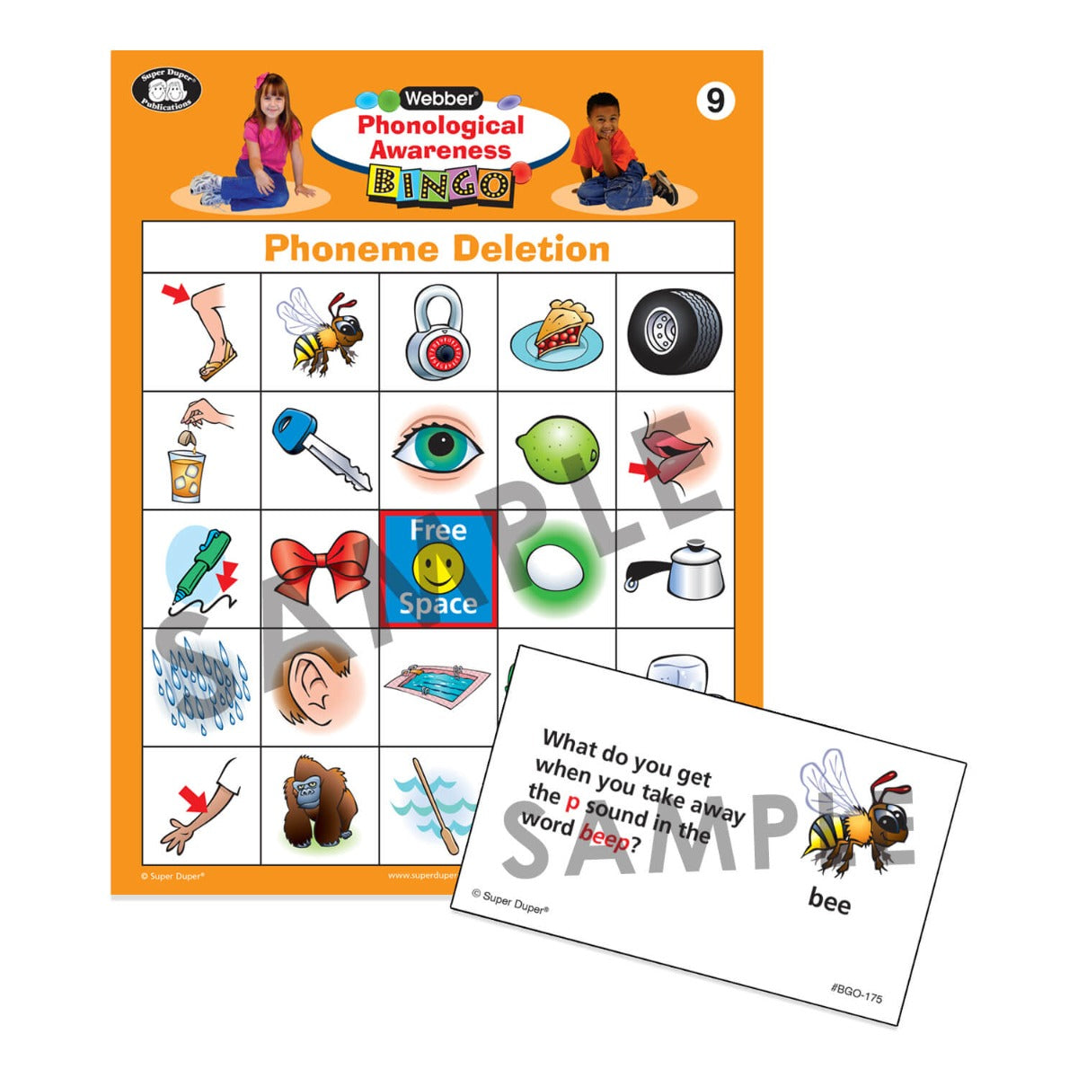Webber Phonological Awareness Bingo
