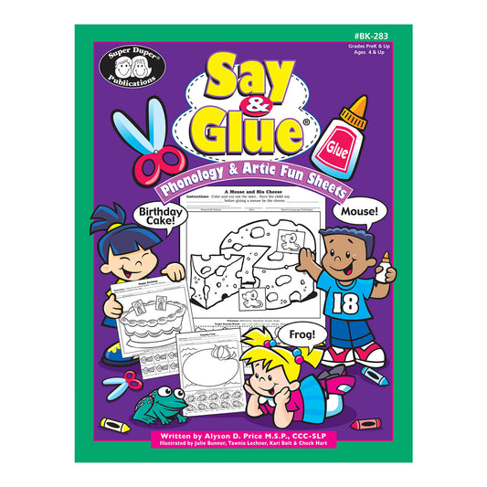 Say and Glue Phonology and Artic Fun Sheets