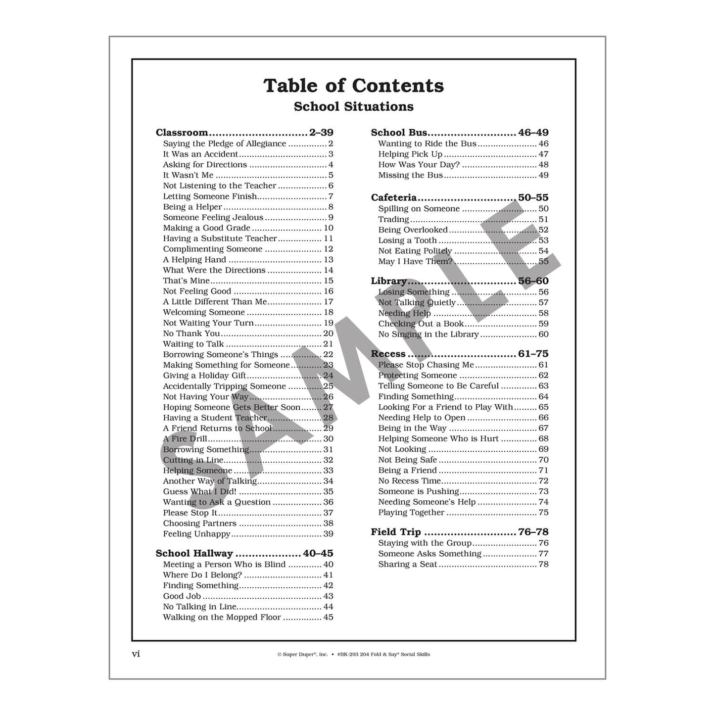 204 Fold and Say Social Skills