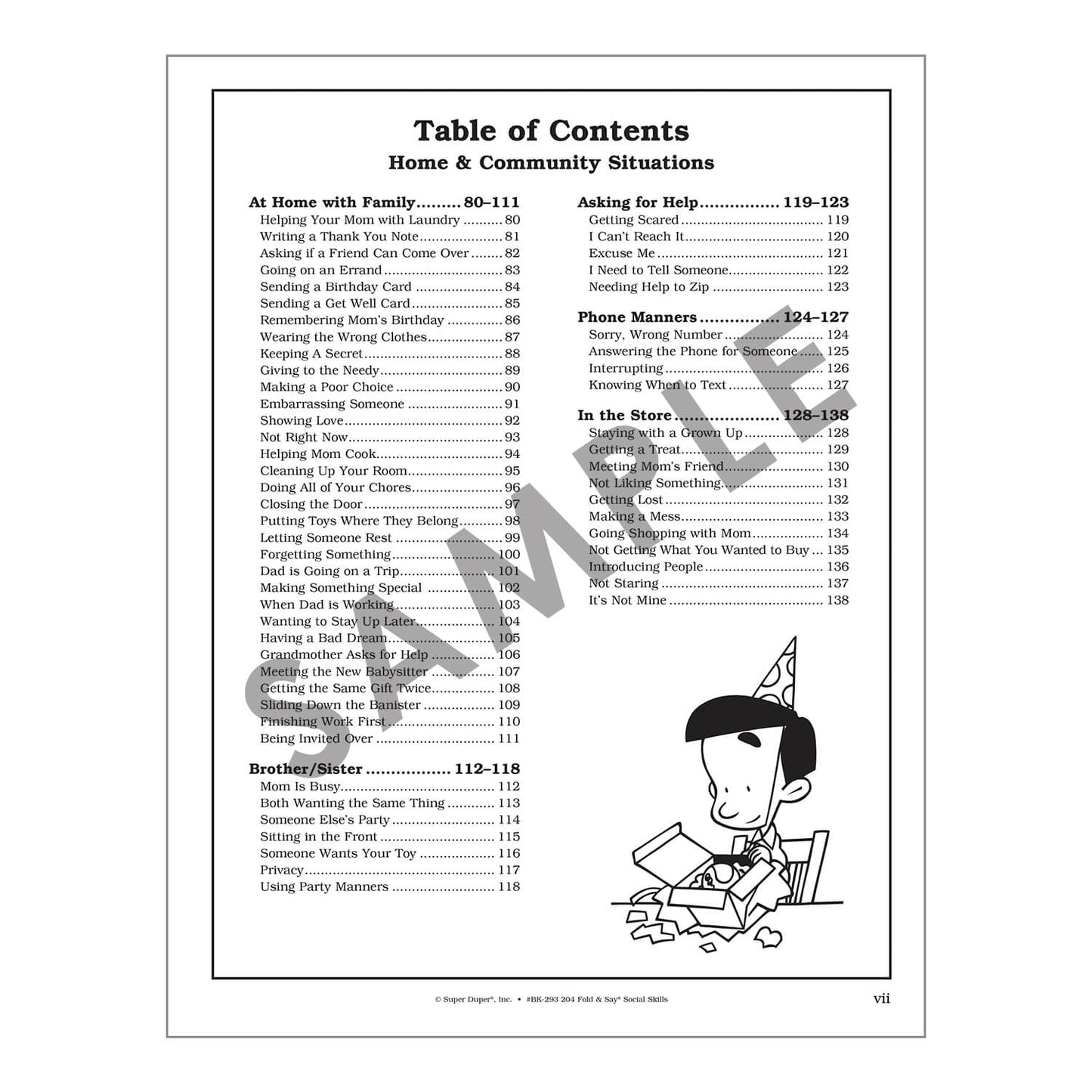 204 Fold and Say Social Skills