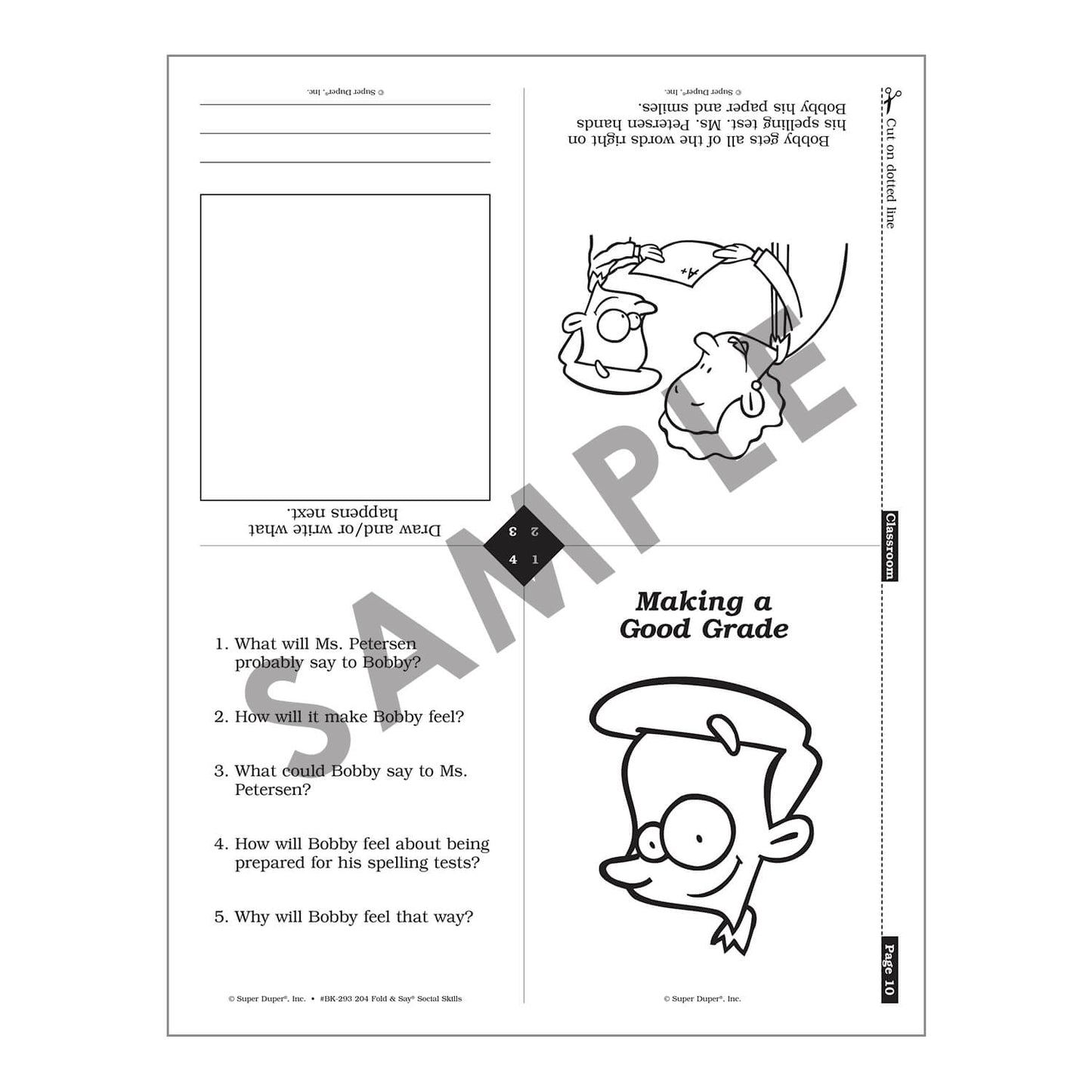 204 Fold and Say Social Skills