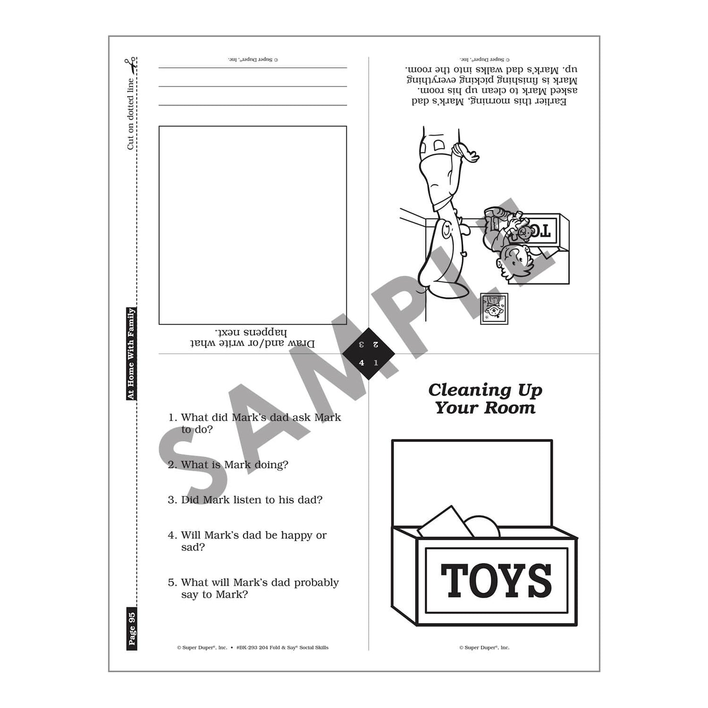 204 Fold and Say Social Skills