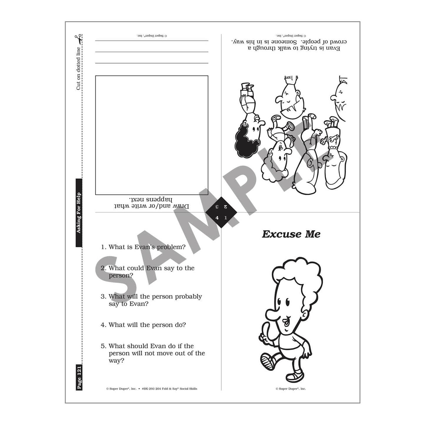 204 Fold and Say Social Skills