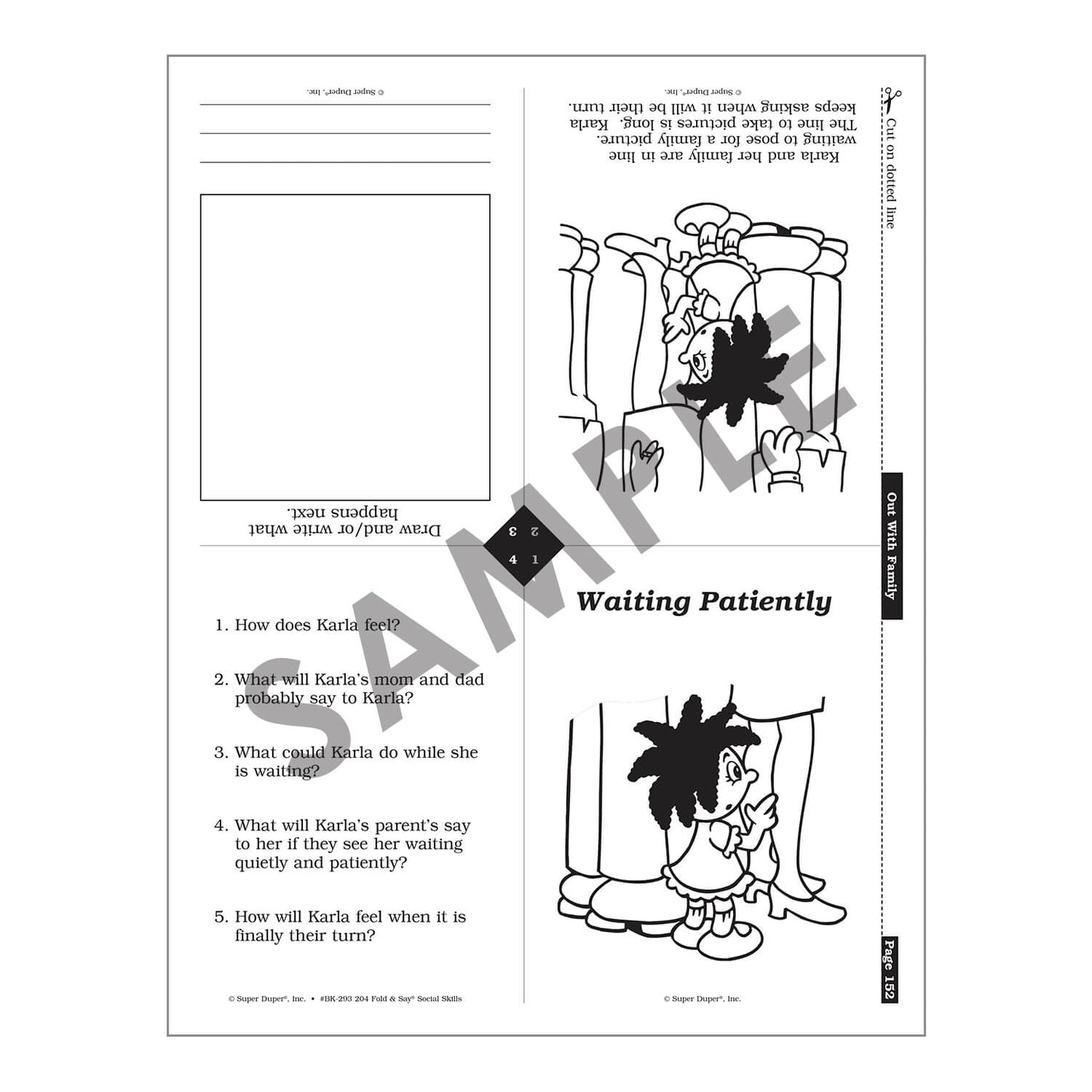 204 Fold and Say Social Skills