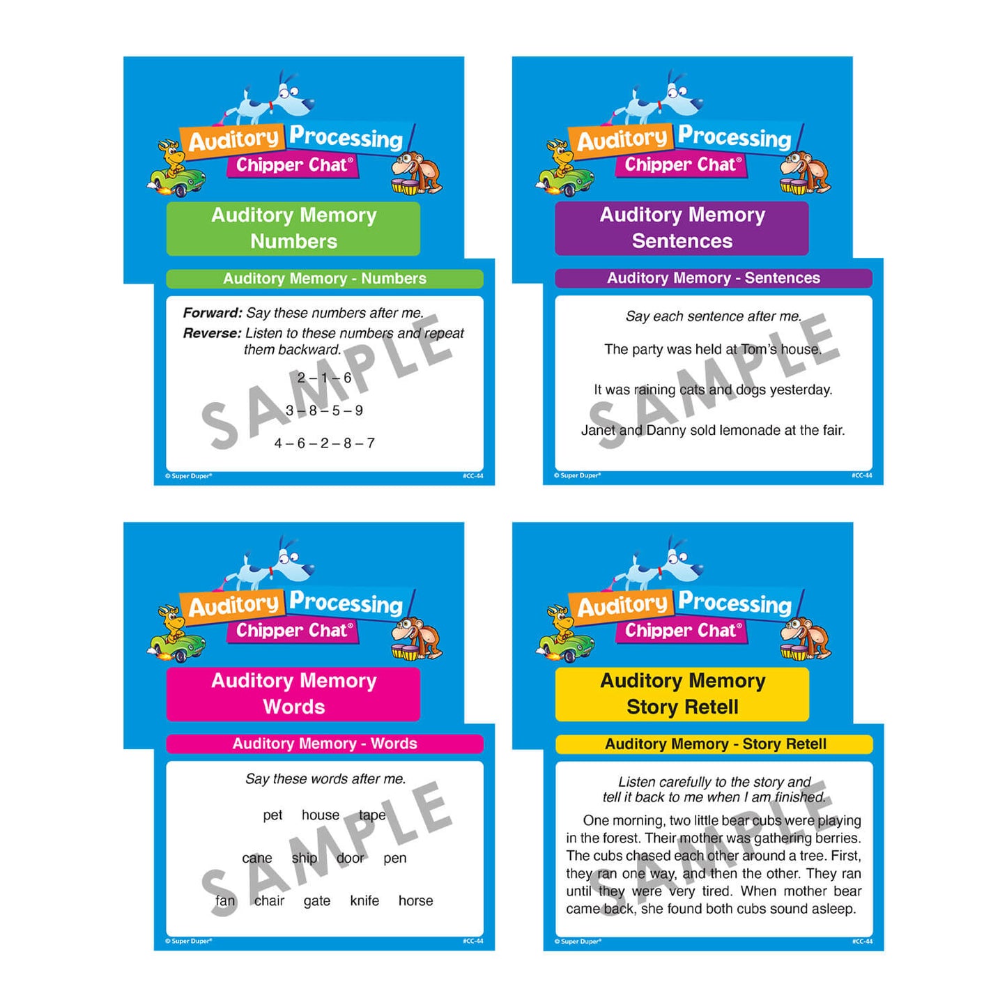 Auditory Processing Chipper Chat