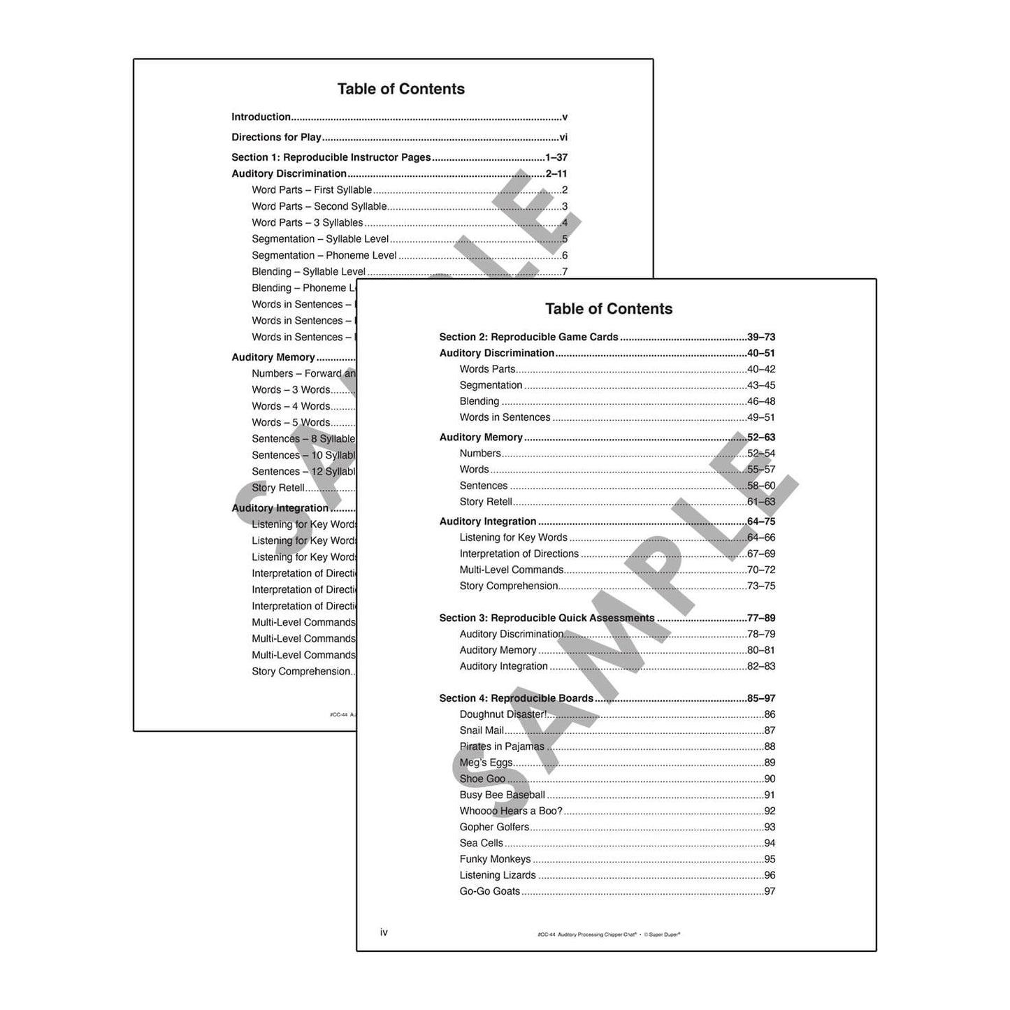 Auditory Processing Chipper Chat