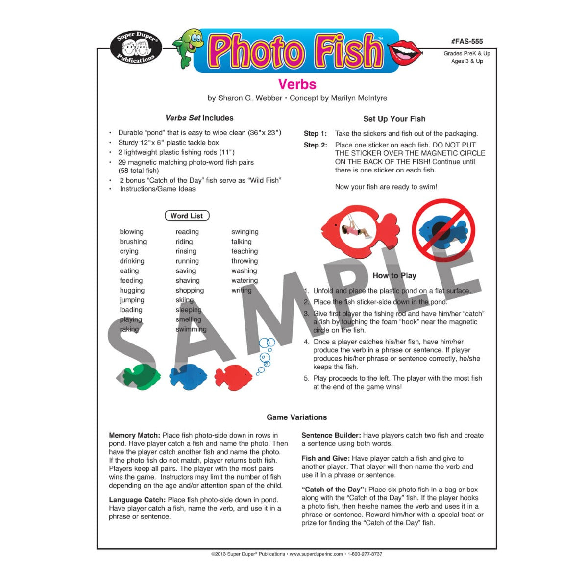 Verbs Photo Fish