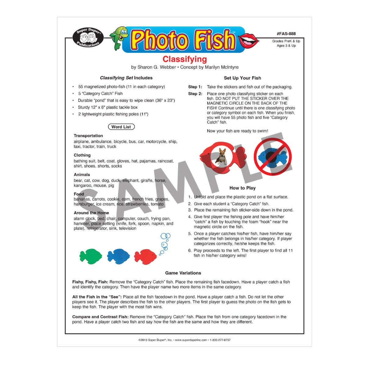 Classifying Photo Fish