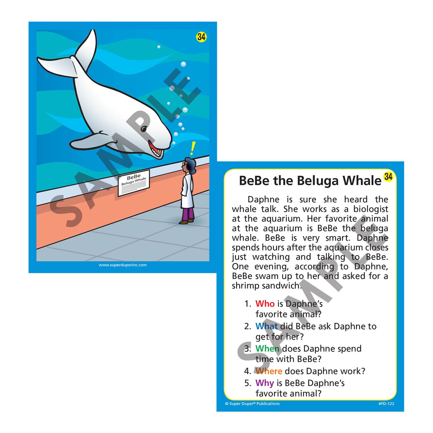 Auditory Memory for WH Questions Fun Deck
