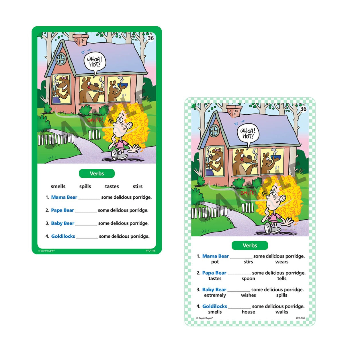 Sentence Fill-in Fun Deck