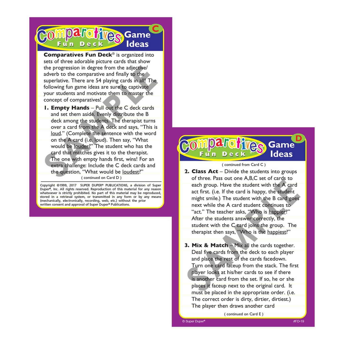 Comparatives Fun Deck