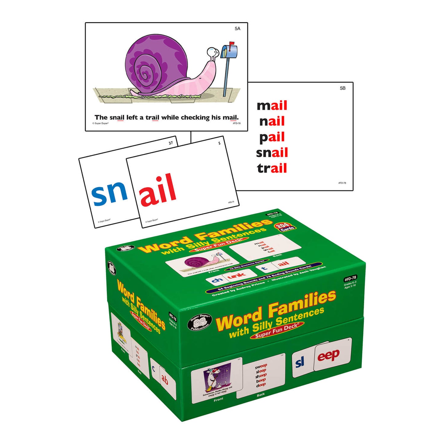Word Families with Silly Sentences Super Fun Deck