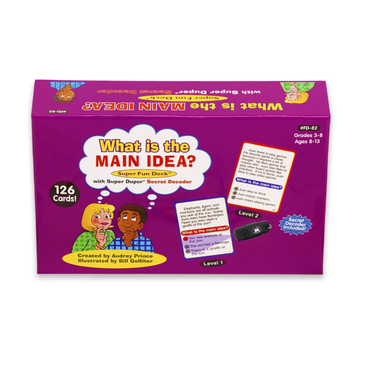 What Is The Main Idea? Super Fun Deck with Super Duper Secret Decoder