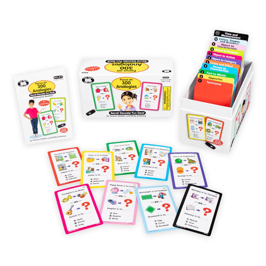 Focus on 300 Analogies Secret Decoder Fun Deck
