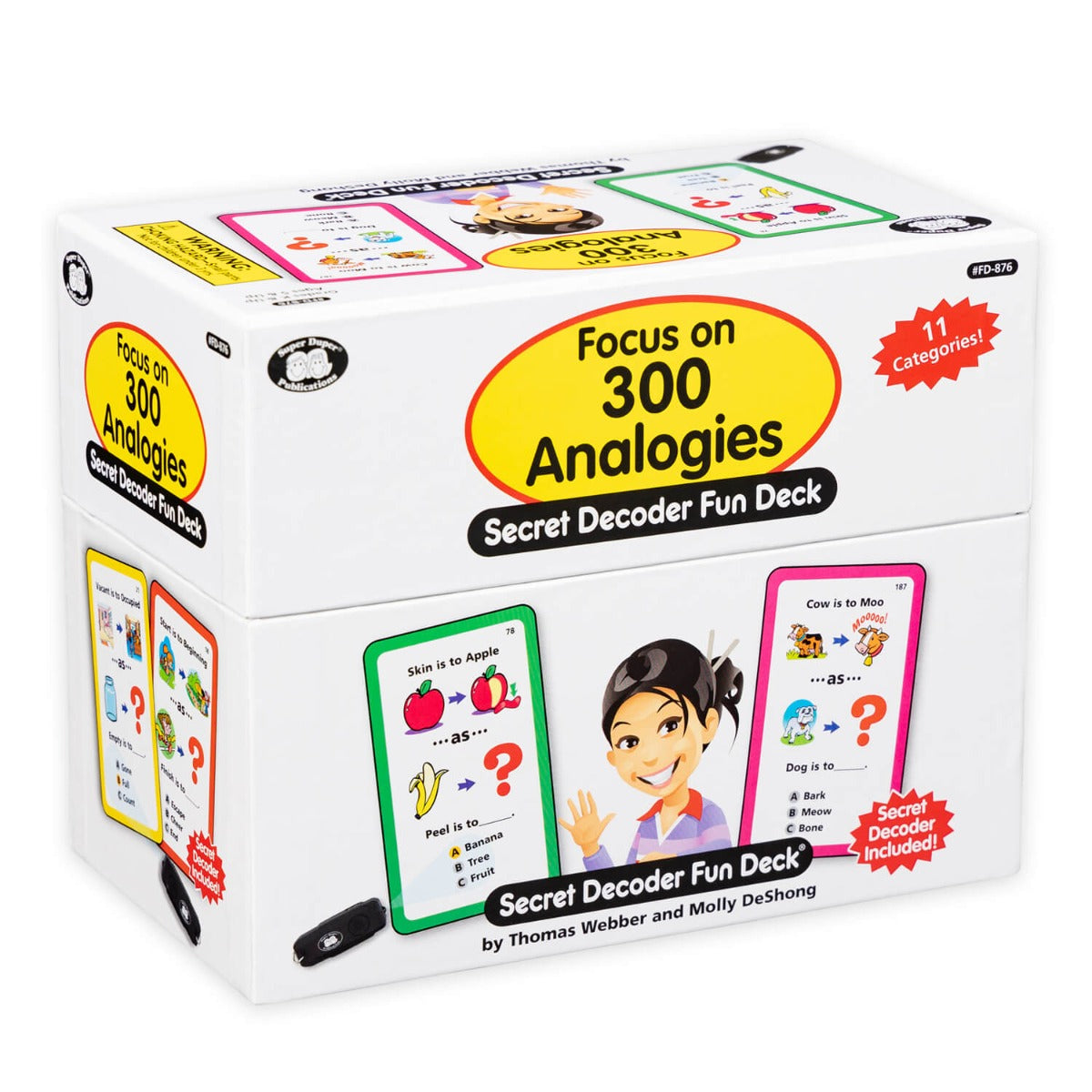 Focus on 300 Analogies Secret Decoder Fun Deck