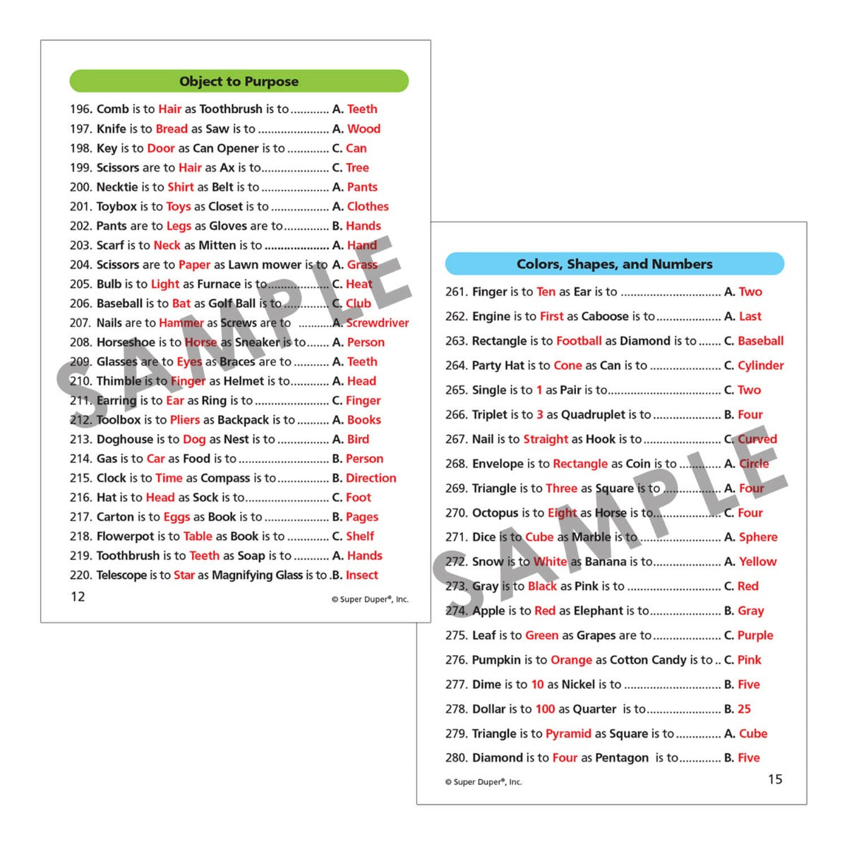 Focus on 300 Analogies Secret Decoder Fun Deck