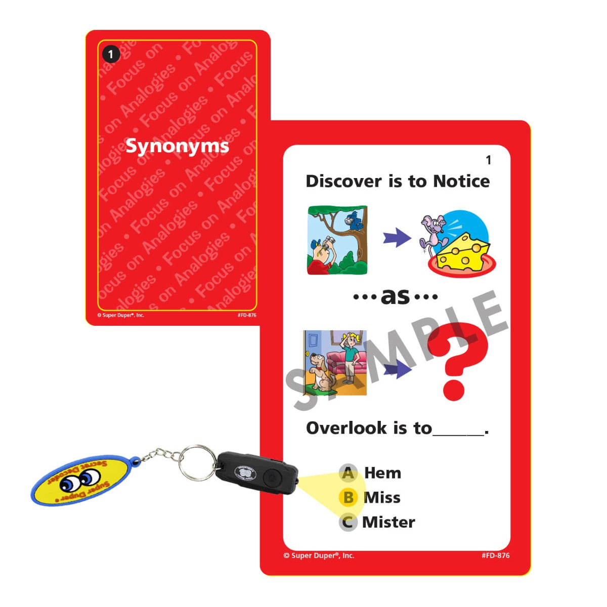 Focus on 300 Analogies Secret Decoder Fun Deck