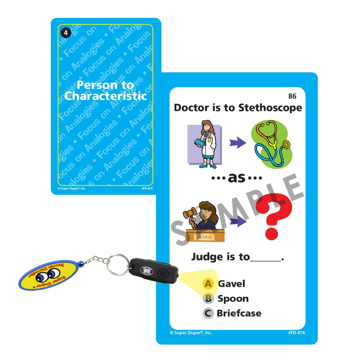 Focus on 300 Analogies Secret Decoder Fun Deck