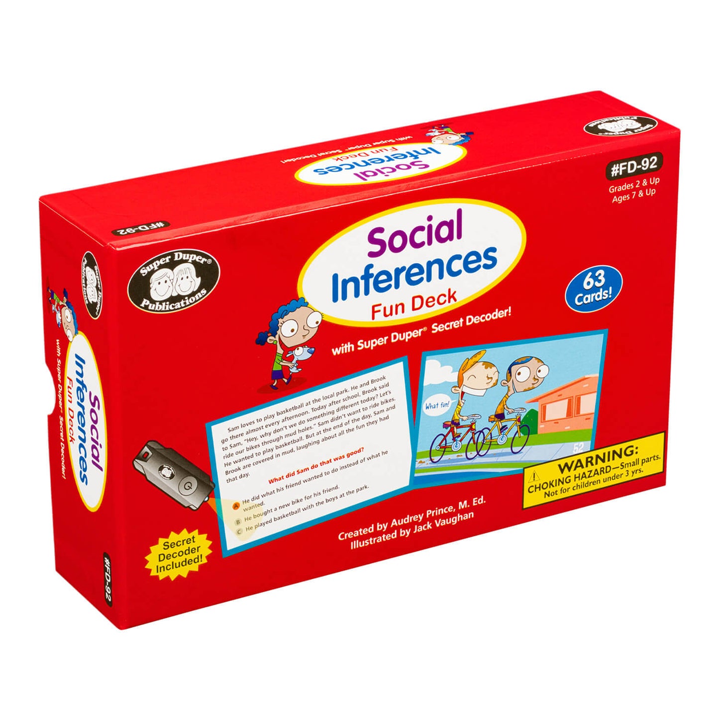Social Inferences Fun Deck with Super Duper Secret Decoder