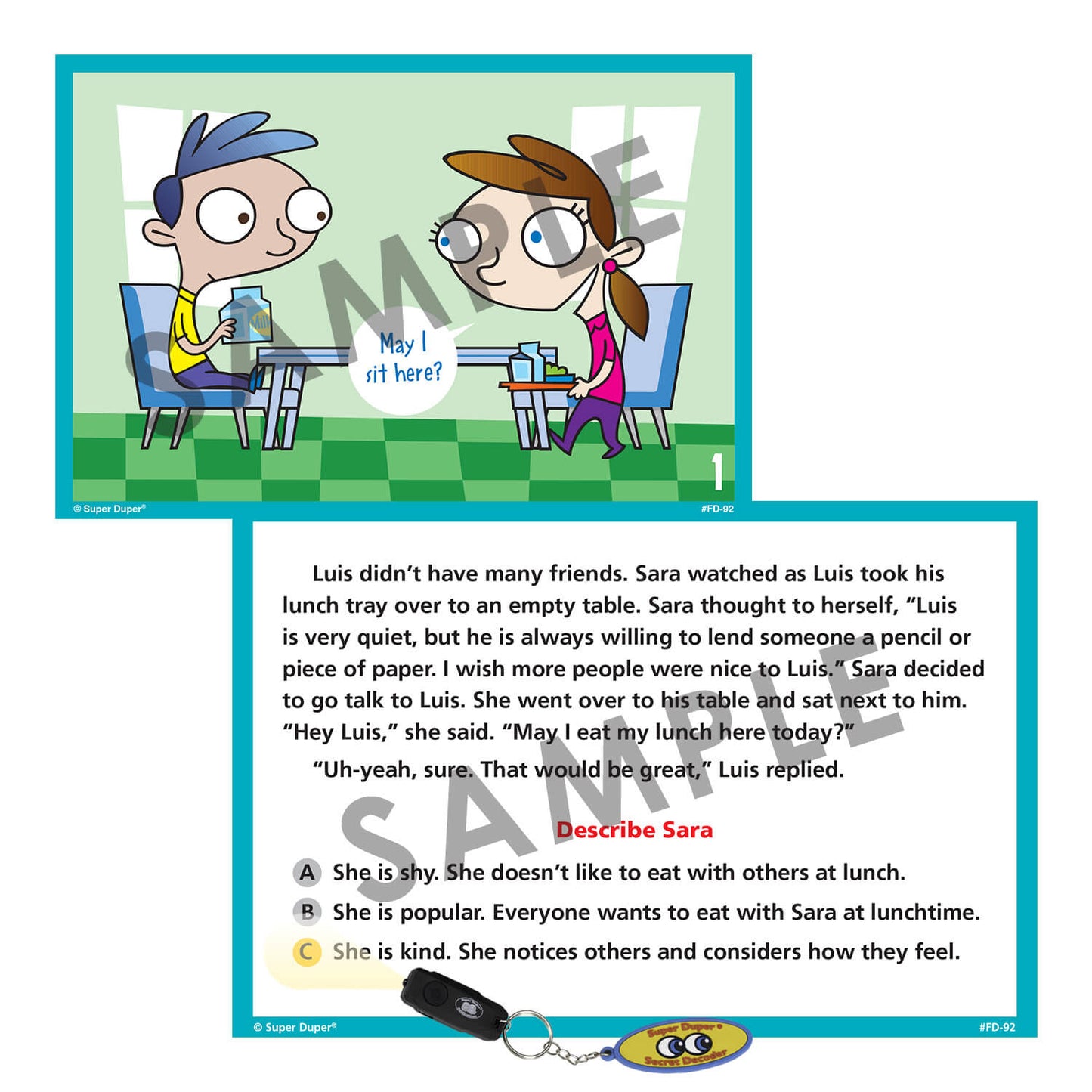 Social Inferences Fun Deck with Super Duper Secret Decoder