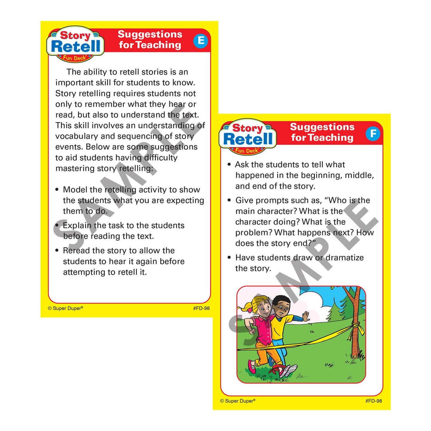 Story Retell Fun Deck