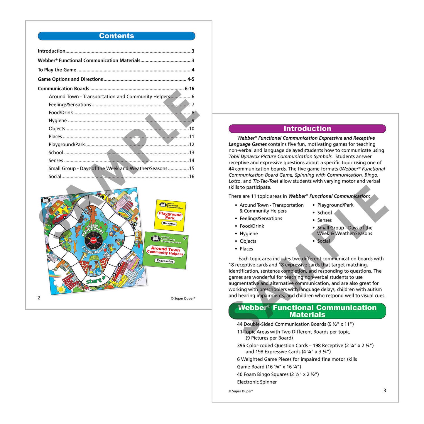 Webber Functional Communication Game