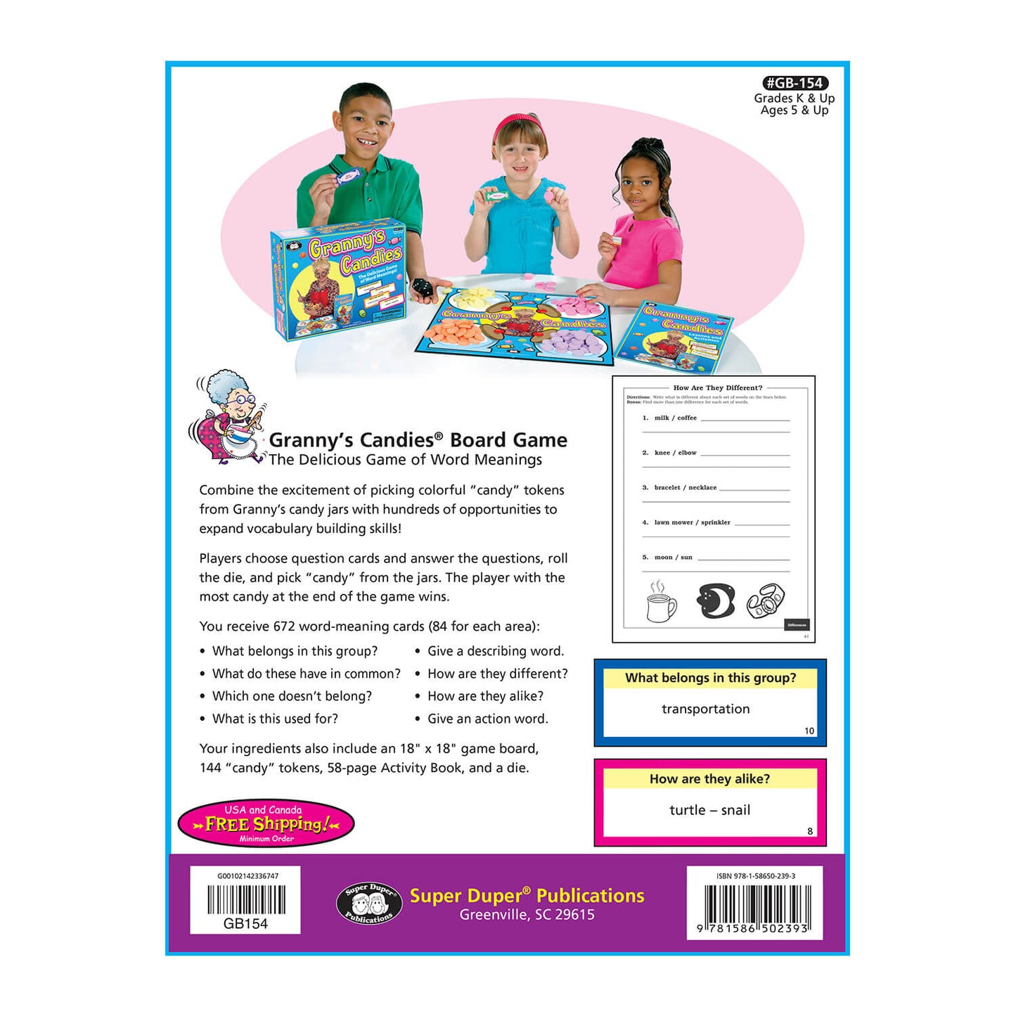 Granny's Candies Board Game