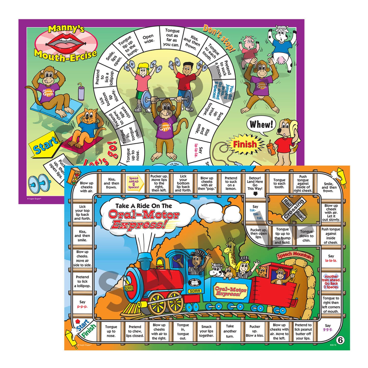 Can-Do Oral-Motor Game Boards