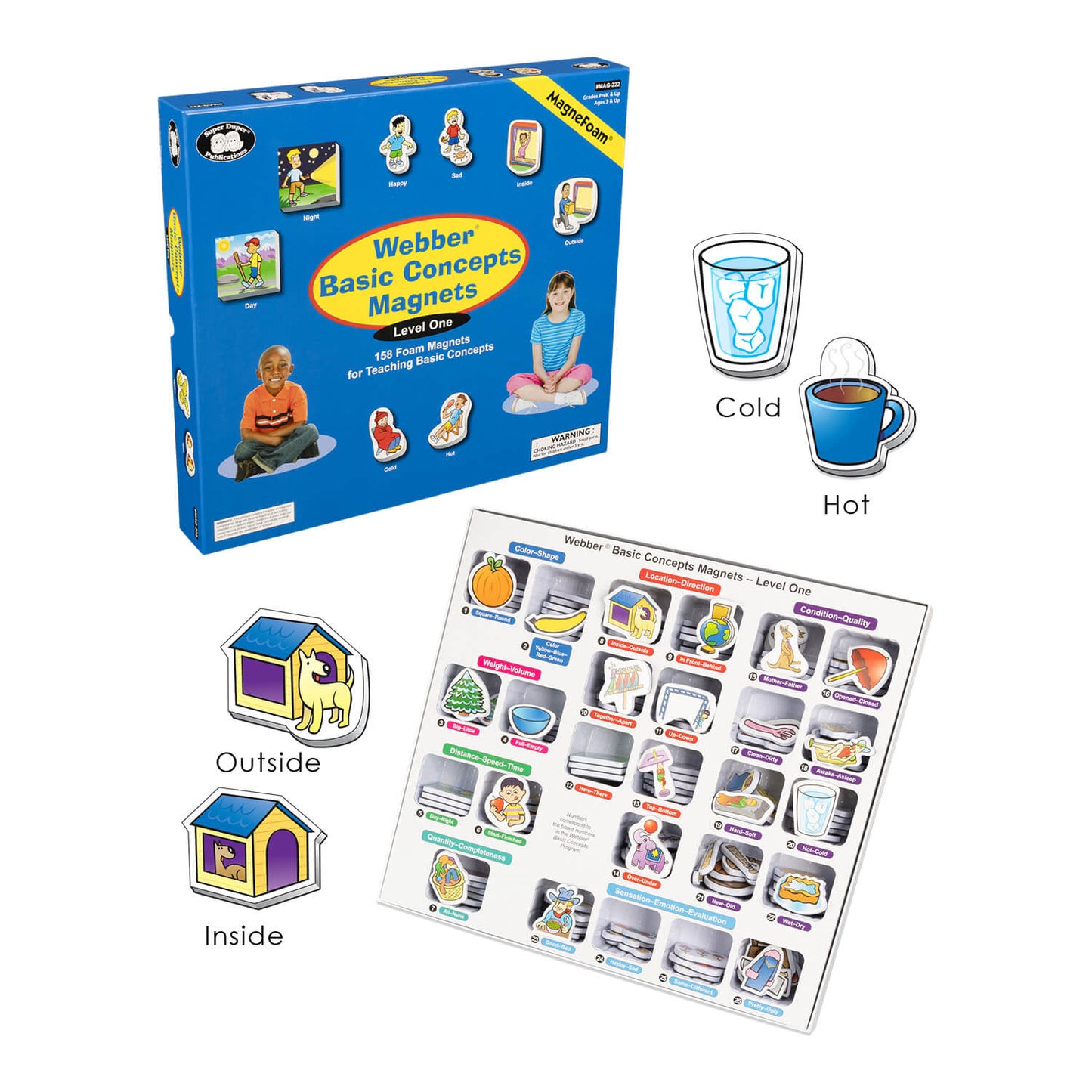 Webber Basic Concepts MagneFoam Magnets - Level One
