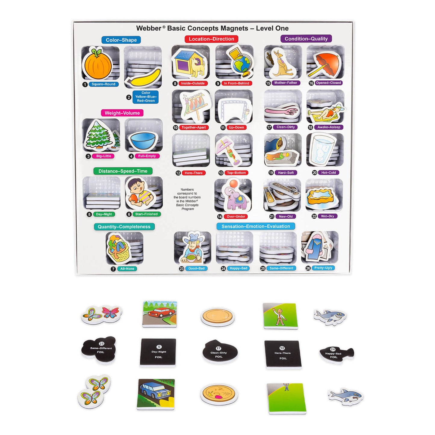 Webber Basic Concepts MagneFoam Magnets - Level One