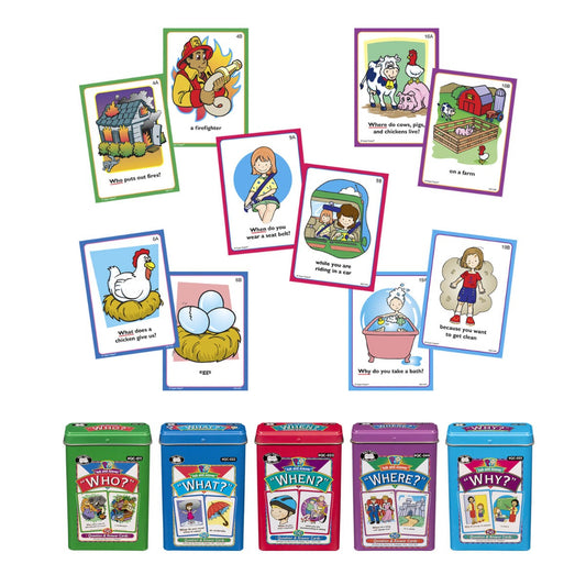 Ask and Answer WH Question Card Bundle