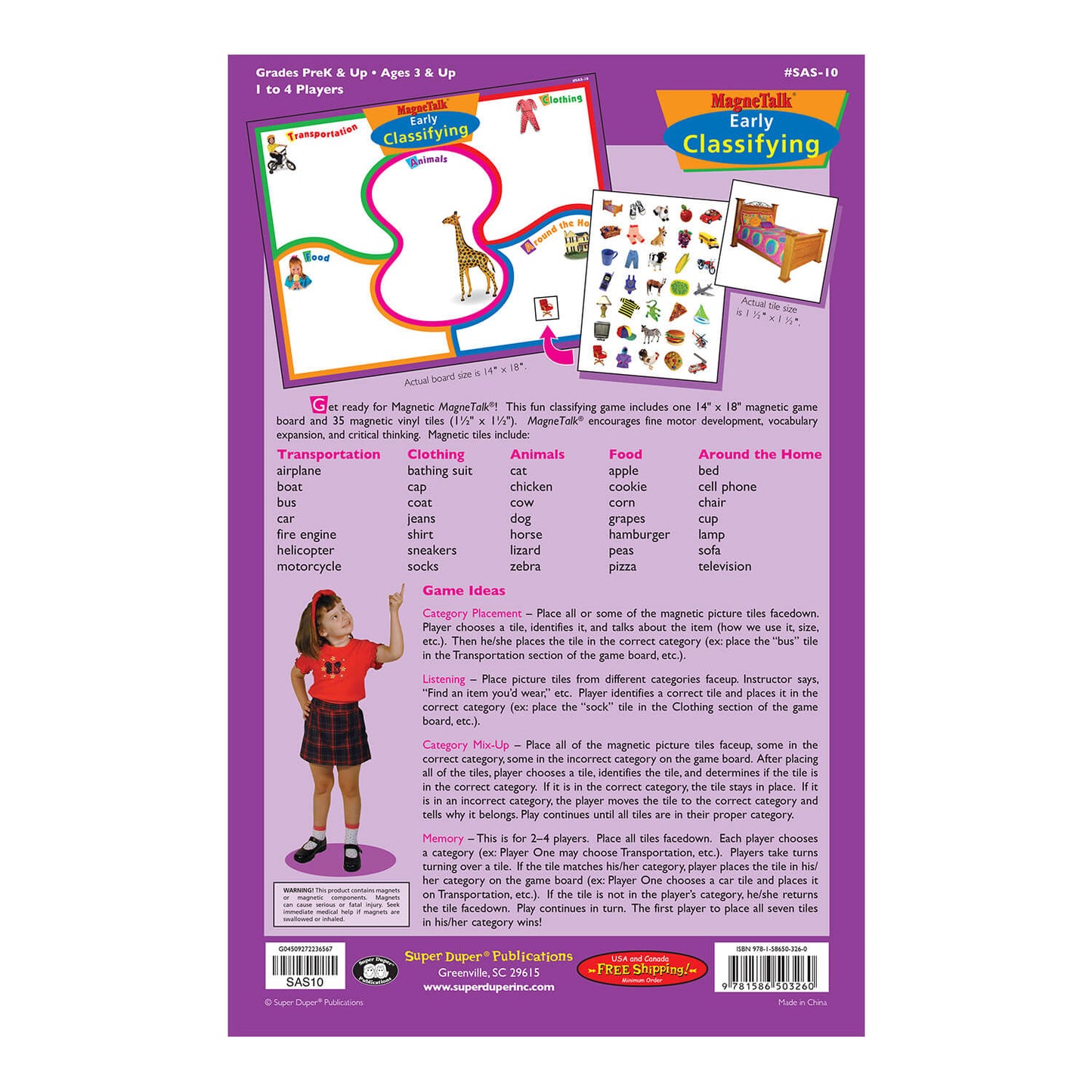 Magnetalk Early Classifying