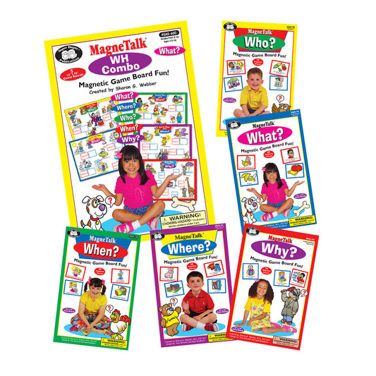 Magnetalk WH Questions Bundle (Who, What, When, Where, Why)