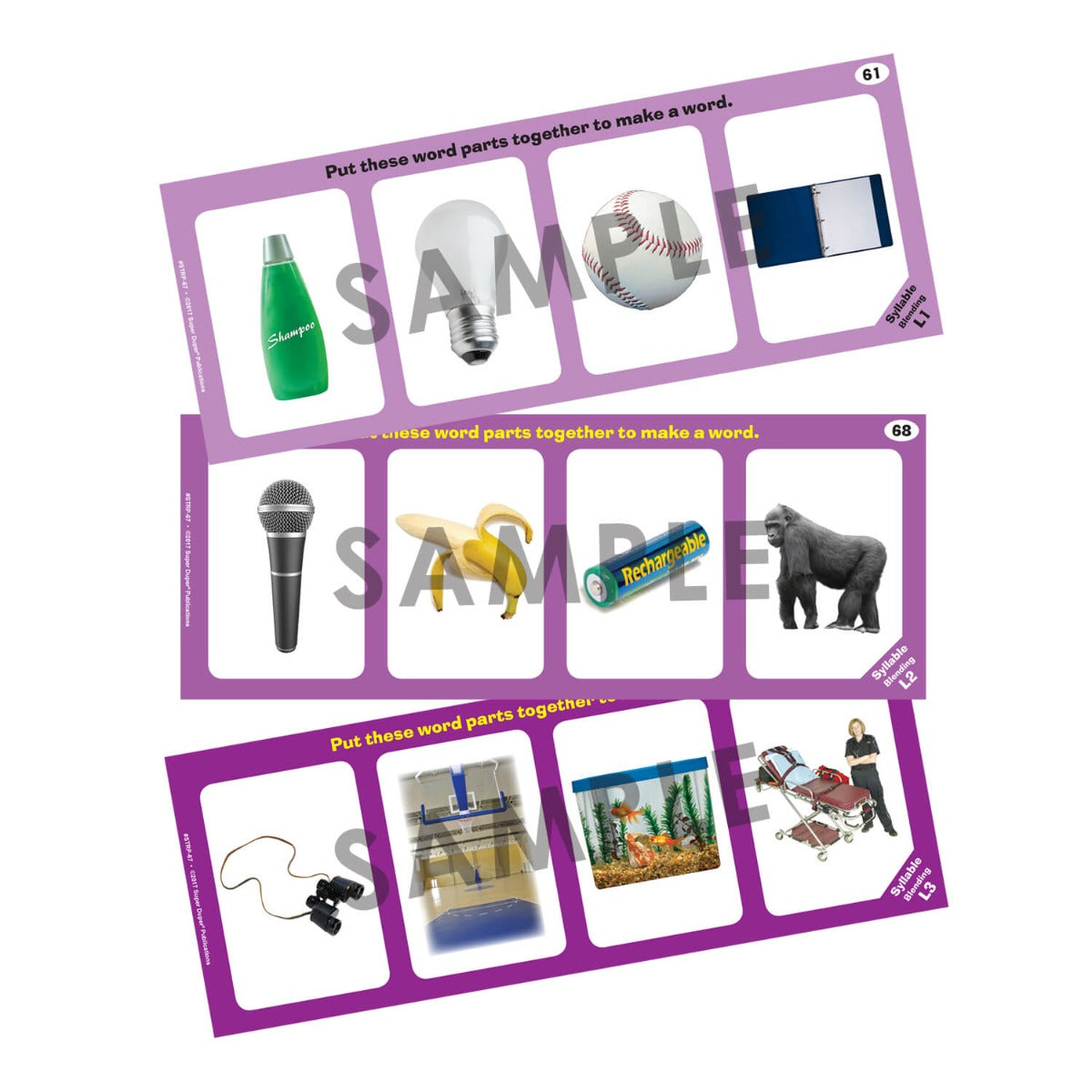 Phonological Awareness Skill Strips