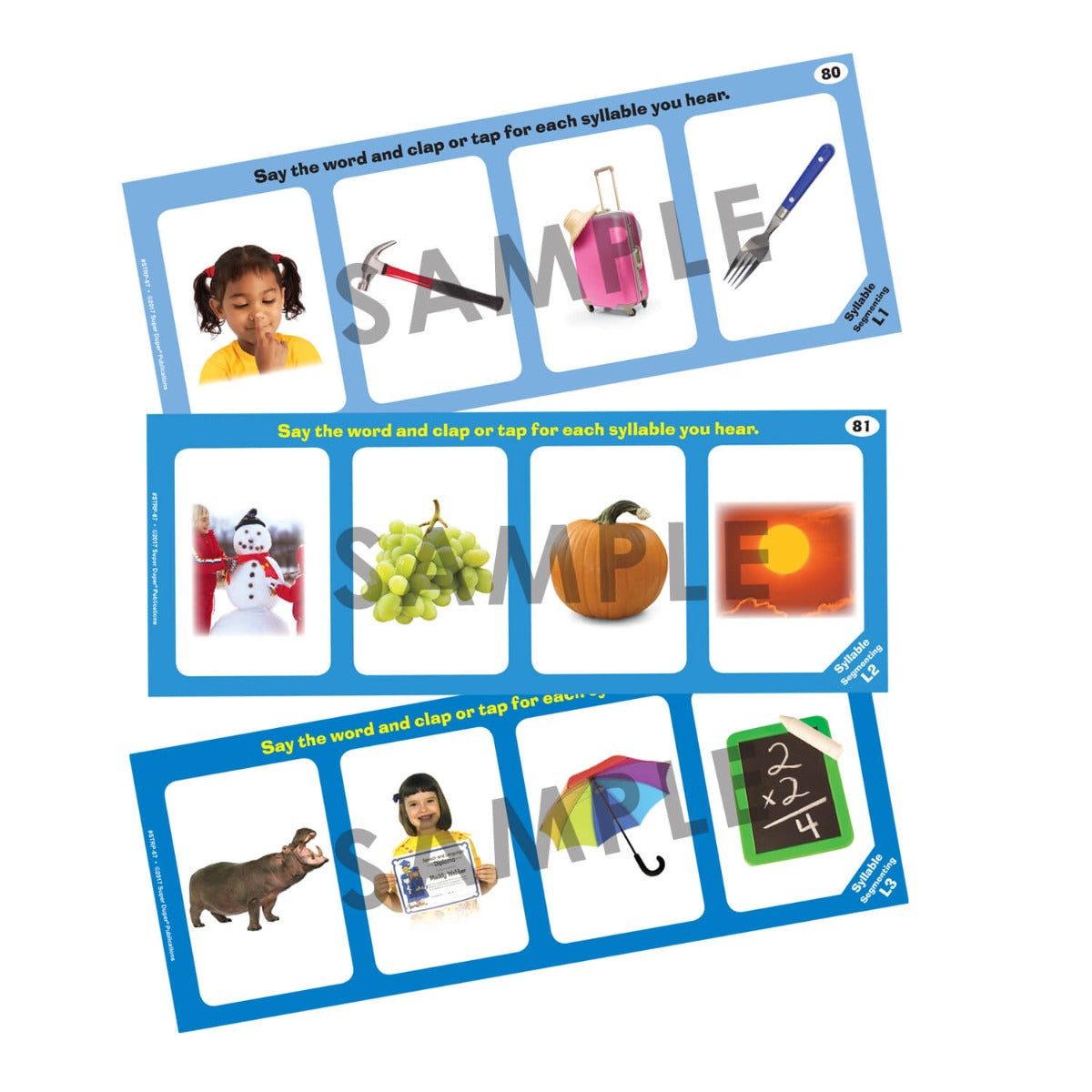 Phonological Awareness Skill Strips