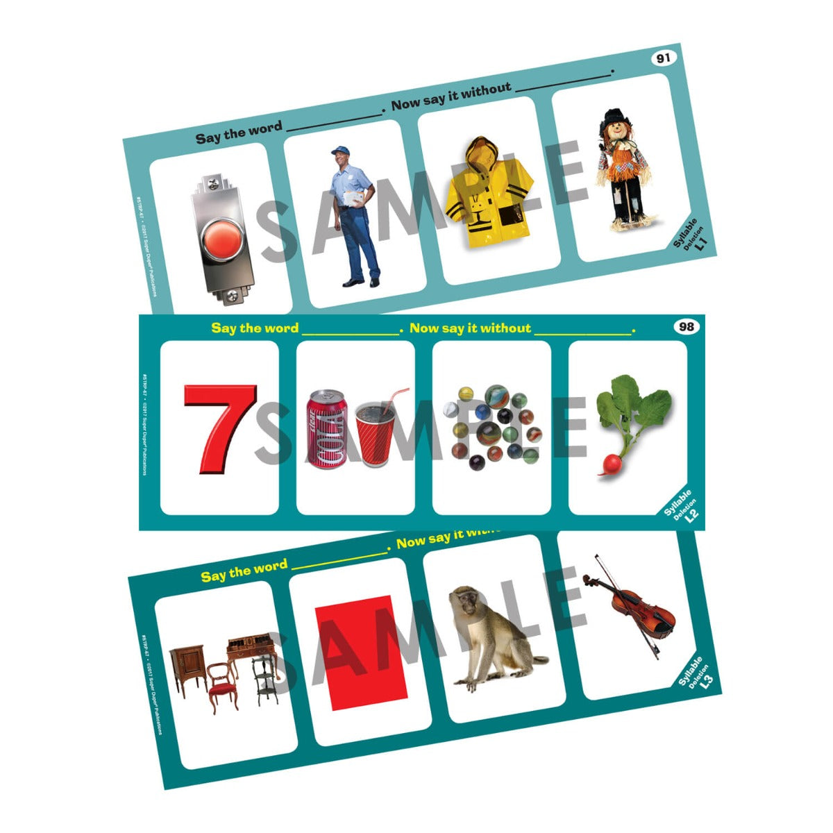 Phonological Awareness Skill Strips