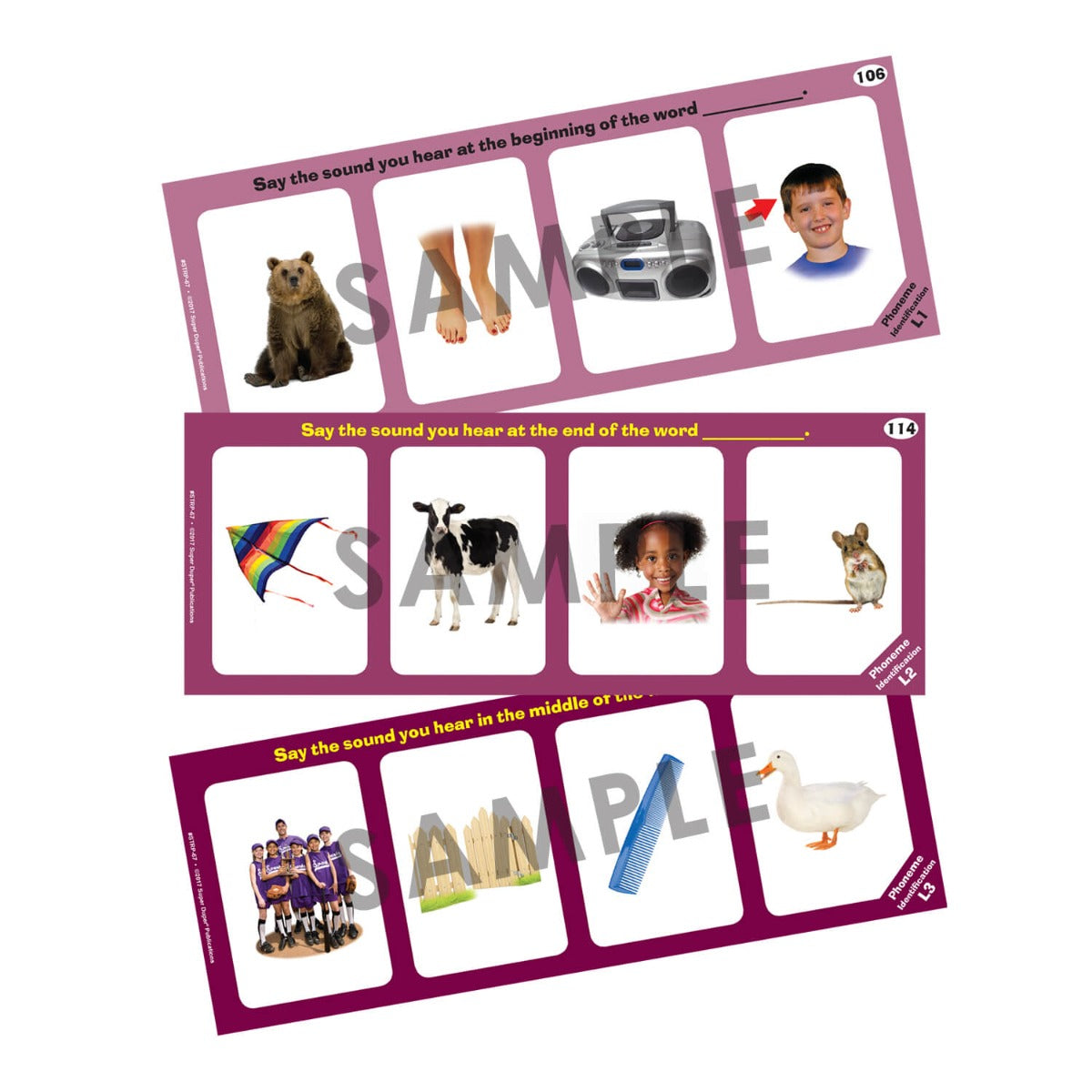 Phonological Awareness Skill Strips