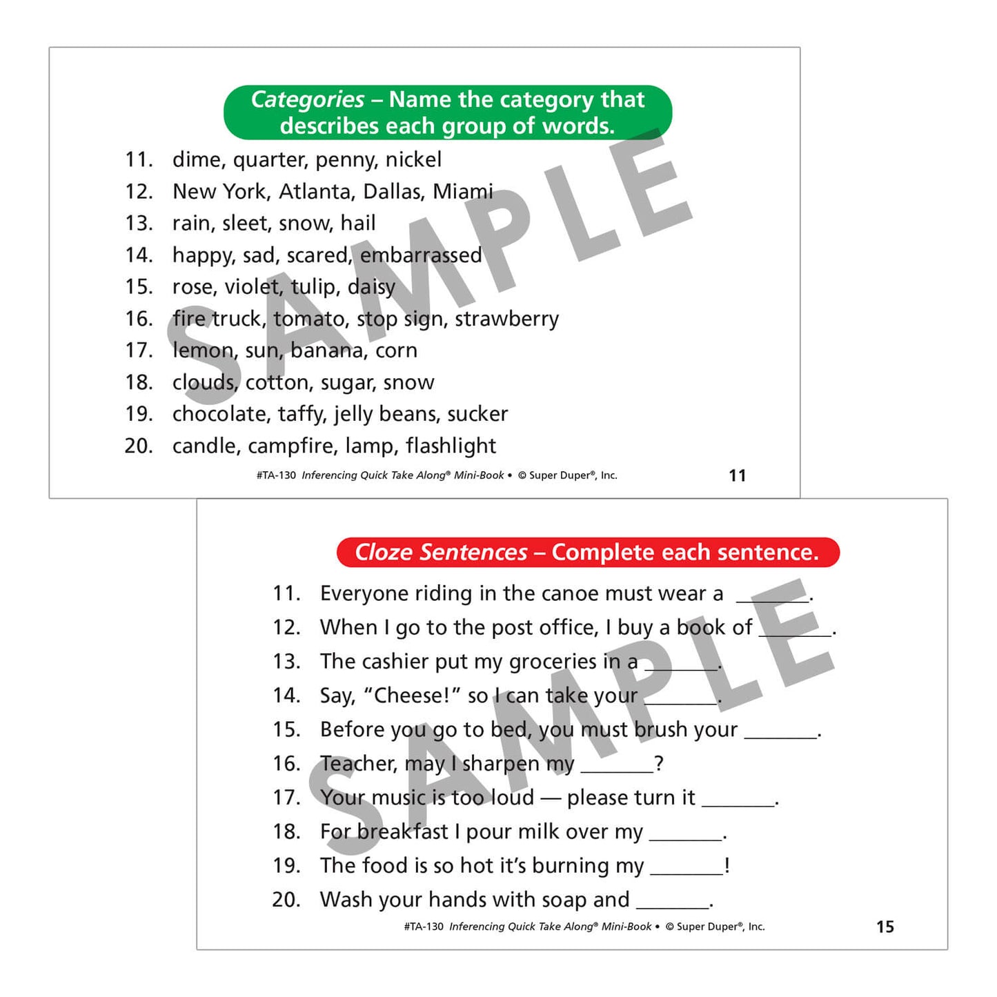 Inferencing Quick Take Along