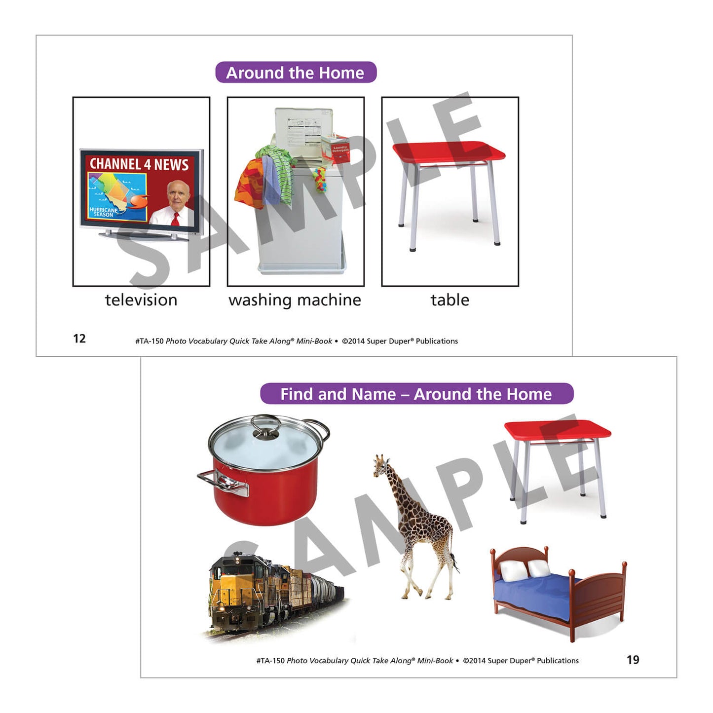 Photo Vocabulary Quick Take Along
