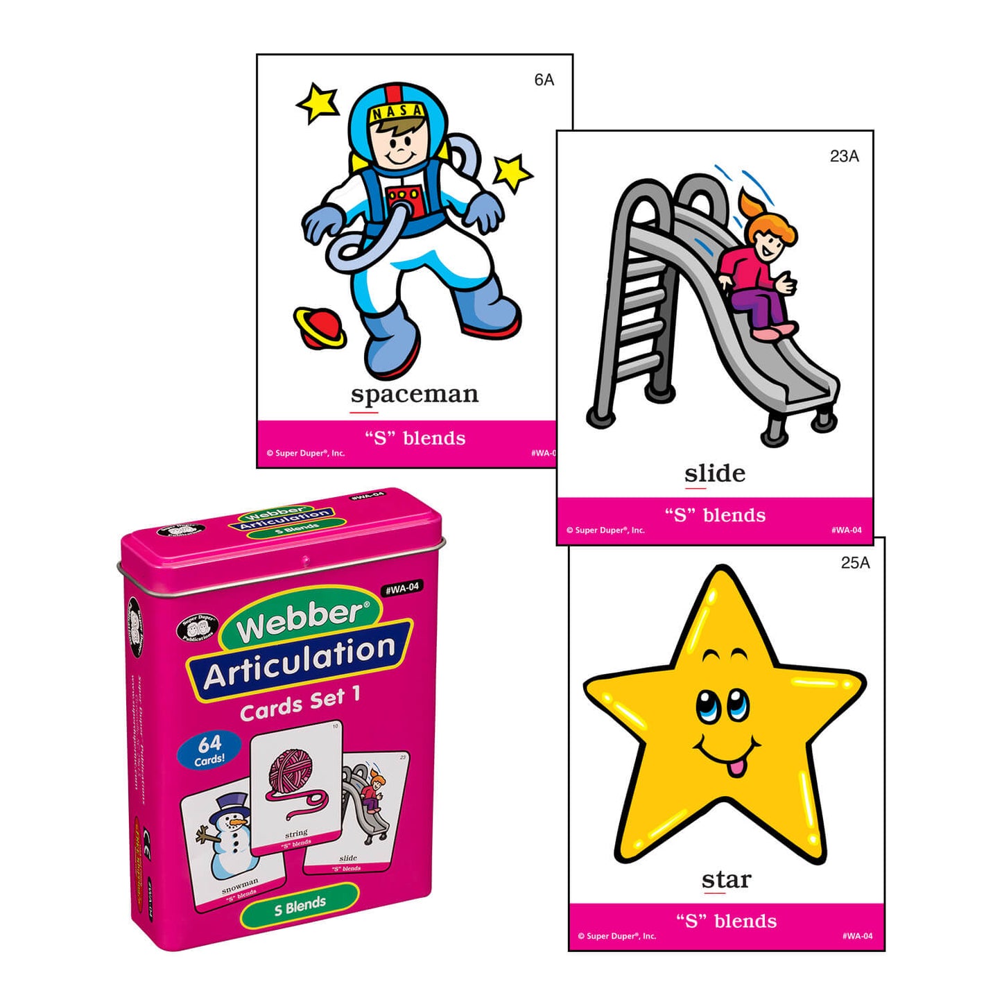 Webber Articulation Cards Bundle I (S, R, L, Z, S Blends, R Blends, L Blends)