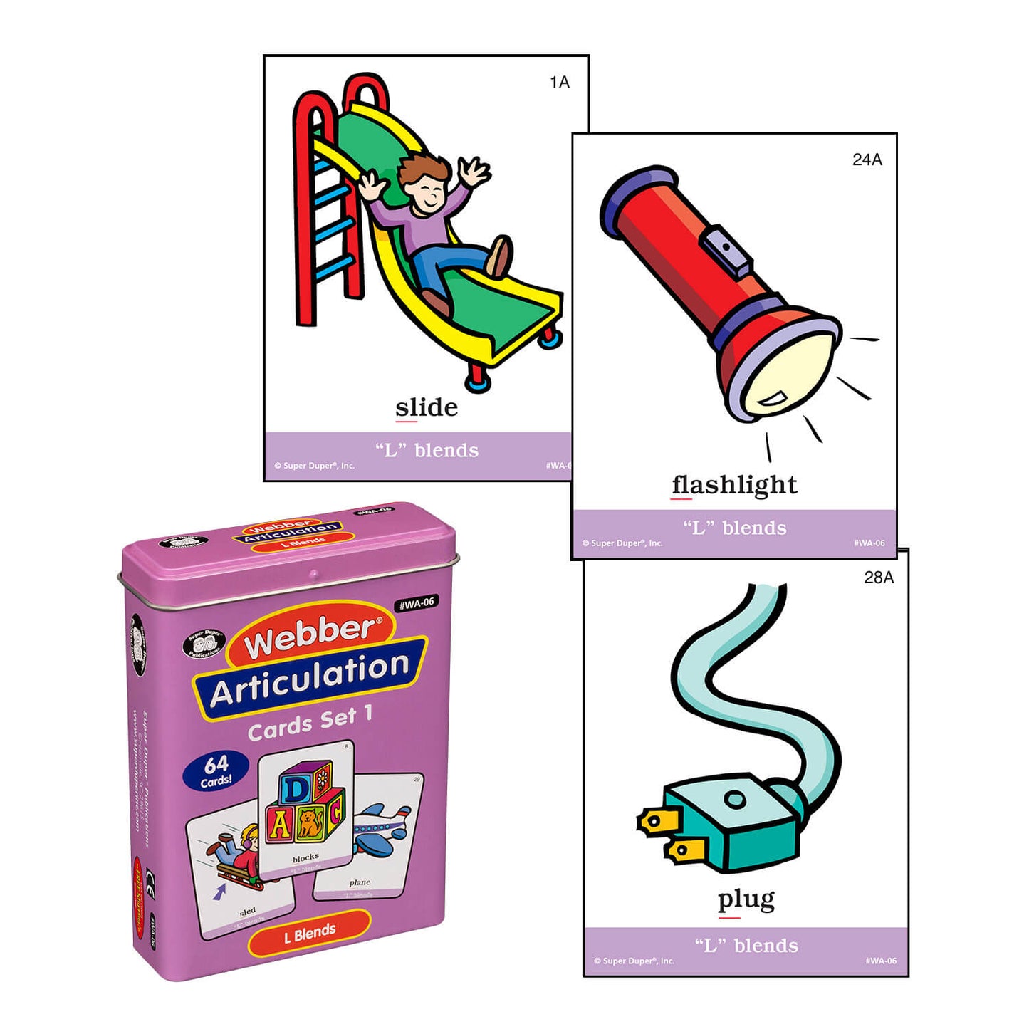 Webber Articulation Cards Bundle I (S, R, L, Z, S Blends, R Blends, L Blends)