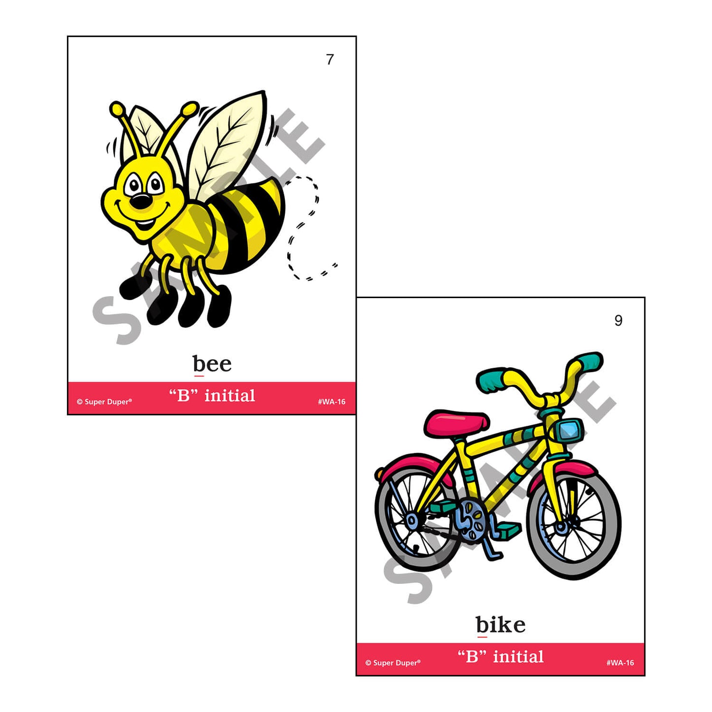 Webber Articulation Cards Bundle III (P, B, T, D, M, J and Animal Pairs)