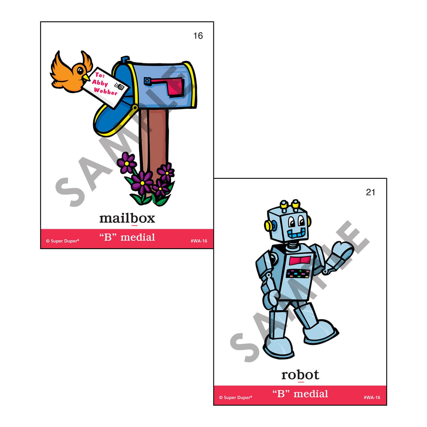 Webber Articulation Cards Bundle III (P, B, T, D, M, J and Animal Pairs)
