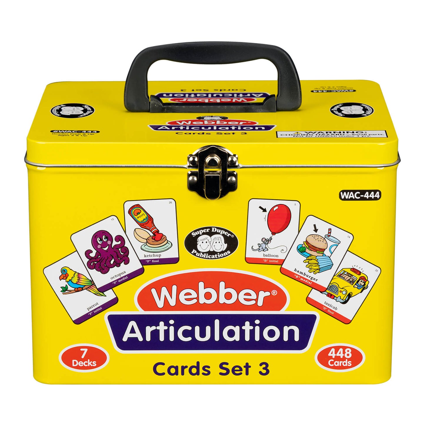 Webber Articulation Cards Bundle III (P, B, T, D, M, J and Animal Pairs)