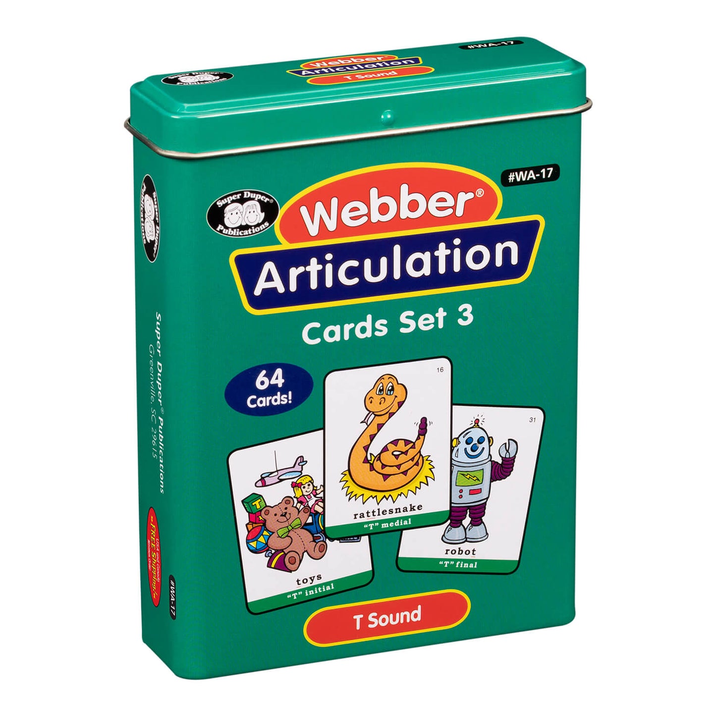 Webber Articulation Cards Bundle III (P, B, T, D, M, J and Animal Pairs)